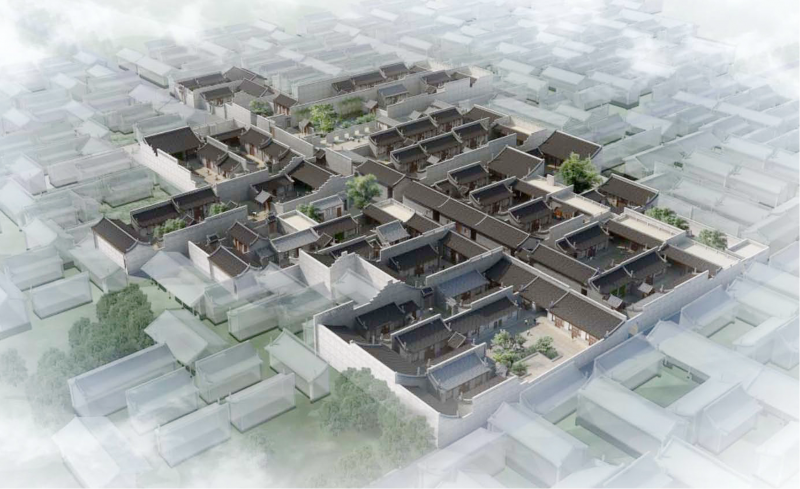 Rennovation Project of Fanjiajie District,Pingyao(source : UHC Studio,Tongji Universtiy)